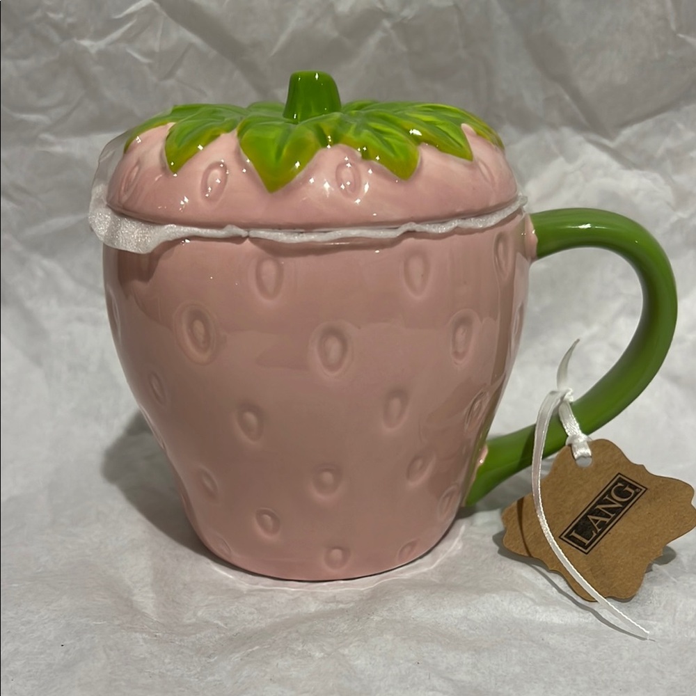 Strawberry Mug with Lid